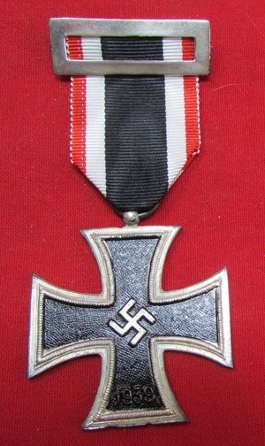  Spanish, German WWII Iron Cross with War Service Cross Ribbon — image 2