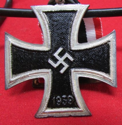  Spanish, German WWII Iron Cross with War Service Cross Ribbon — image 3