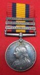 British Boer War, Queens South Africa Medal, 3 Clasps, Scots …