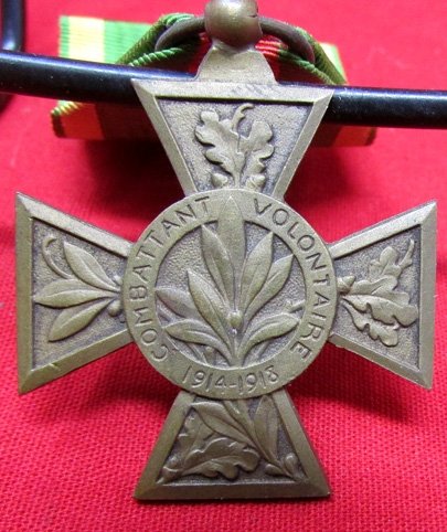  French WWI Combat Volunteer Cross, 1914-1918 — image 3