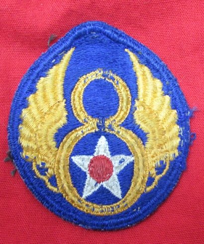  US WWII 8th Air Force SSI, Removed From Uniform — image 2