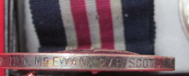  British WWI Military Medal Trio, Royal Scotts, McEwan 42159 — image 5