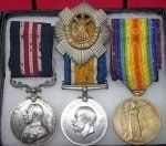 British WWI Military Medal Trio, Royal Scotts, McEwan 42159
