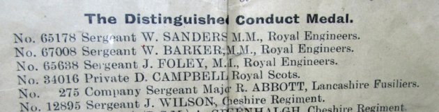  British WWI Distinguished Conduct Medal, Framed Citation & Award Announcement — image 8