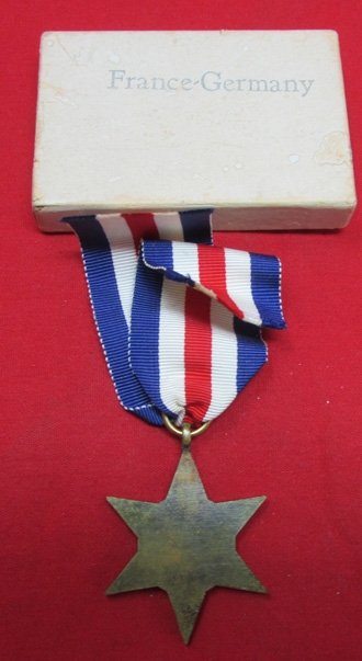  British WWII France Germany Campaign Star, Original Box — image 5