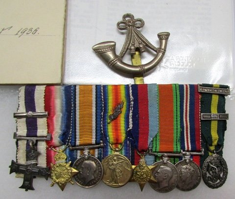  British WWI Oxfordshire Military Cross Grouping, 3 MID Certificates 1915-16-18 — image 6