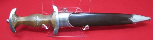  German WWII M1933 SA Enlisted Dagger, Ground Rohm Eickhorn Mfg. — image 2