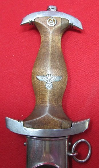 German WWII M1933 SA Enlisted Dagger, Ground Rohm Eickhorn Mfg. — image 3