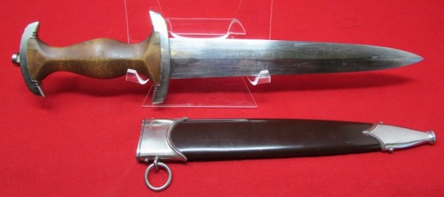  German WWII M1933 SA Enlisted Dagger, Ground Rohm Eickhorn Mfg. — image 7