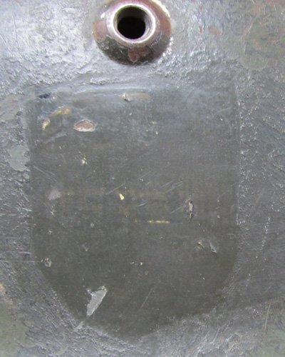  German WWII Army M1935, Double Decal Helmet, SE68, Lot 2923 — image 3