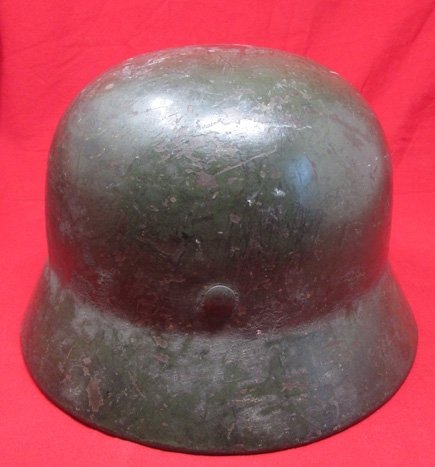  German WWII Army M1935, Double Decal Helmet, SE68, Lot 2923 — image 6