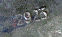  German WWII Army M1935, Double Decal Helmet, SE68, Lot 2923 — image 8