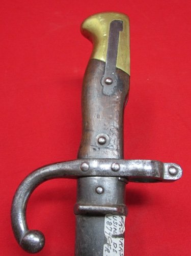  French M1874 Gras Bayonet, Austrian Made, Steyr 1879 — image 3