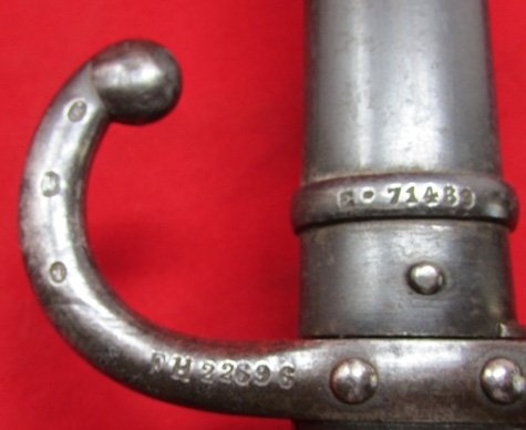  French M1874 Gras Bayonet, Austrian Made, Steyr 1879 — image 4