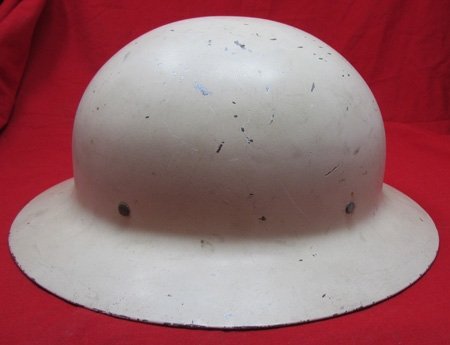  US WWII Civil Defense Helmet, Air Raid Warden, Los Angeles Police — image 3