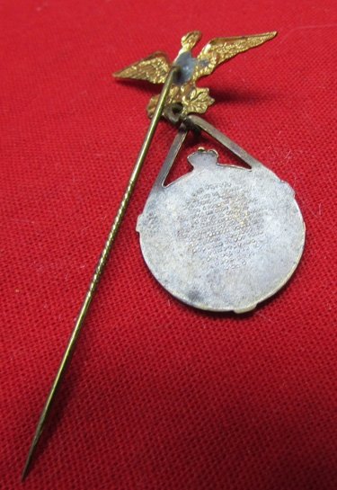  US Post Civil War Federal & Confederate Peace Jubilee Pin, Vicksburg 1917 — image 5