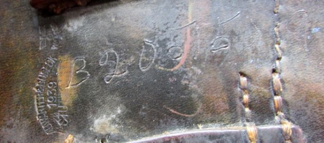  German WWII P-08 Luger Holster, 1939, Spare Magazine & Take Down Tool — image 8