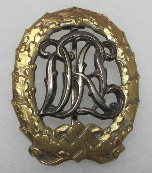  German WWII DRL Sport Badge for War Wounded, Wernstein — image 2