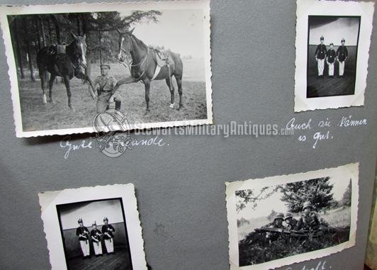  German WWII Army Photo Album, IR 14, 9th Company, 68 Photos — image 15