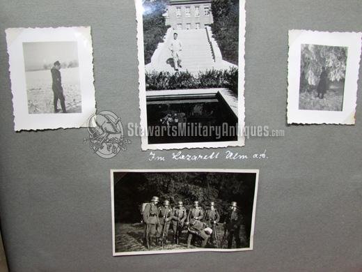  German WWII Army Photo Album, IR 14, 9th Company, 68 Photos — image 17