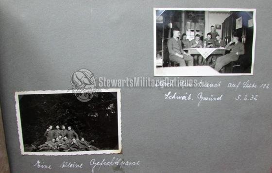  German WWII Army Photo Album, IR 14, 9th Company, 68 Photos — image 2