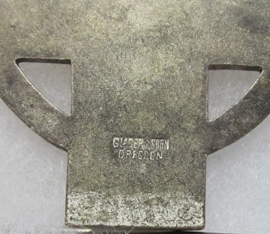 German WWII Medal, Fire Brigade Cross 2nd Class, Glaser & Sohn Dresden — image 4