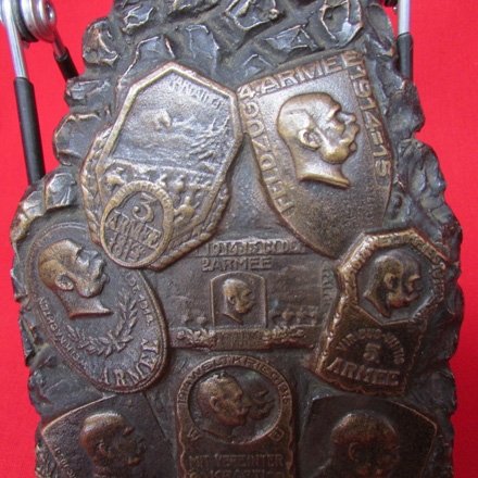  Austrian WWI Bronze Patriotic Plaque 1914 - 1915 Welt Krieg — image 4