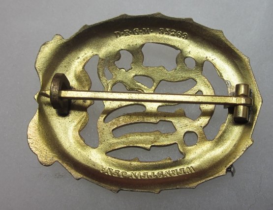  German WWII DRL Sports Badge, Gold Class, Wernstein Jena — image 4