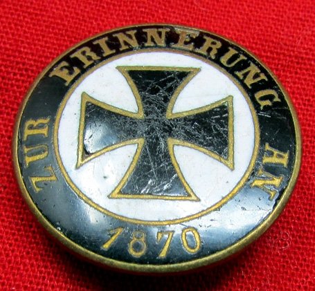  German Franco-Prussian War Veterans Lapel Badge — image 2