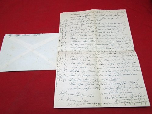  German WWII Feldpost Envelope & Letter, FP 13310, March 1940 — image 3