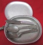 US WWI 1917 Dated Messkit & Utensil Set