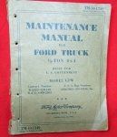 US WWII Maintenance Manual for Ford Truck, TM 10-1349 1943