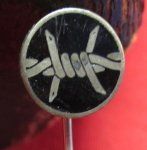 British-ANZAC, Post WWI Veterans Stickpin, Barbed Wire