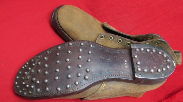  US WWI M1918 Pershing Trench Boots, Size 11EE — image 4
