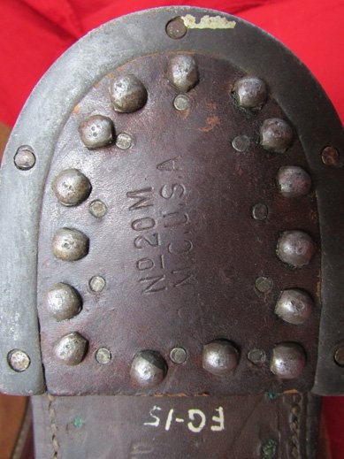  US WWI M1918 Pershing Trench Boots, Size 11EE — image 5
