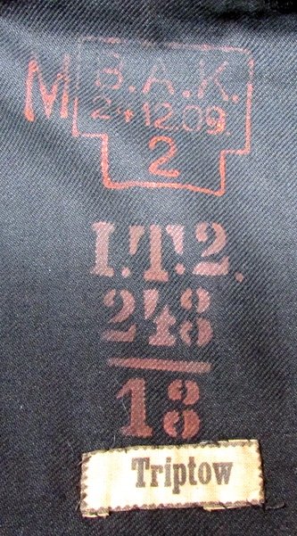  German Pre WWI Kriegsmarine Sailor's Dress Coat, Named — image 7