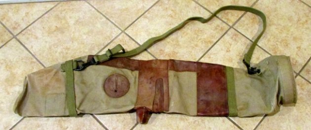  US WWII M1917A1 Browning Machine Gun Cover, Canvas & Leather, Boyt-41 — image 3