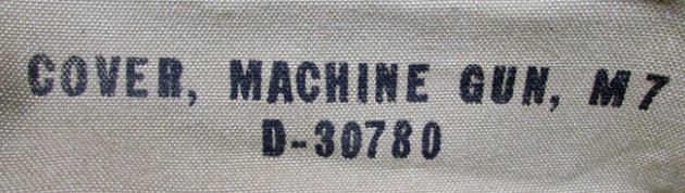  US WWII M1917A1 Browning Machine Gun Cover, Canvas & Leather, Boyt-41 — image 6