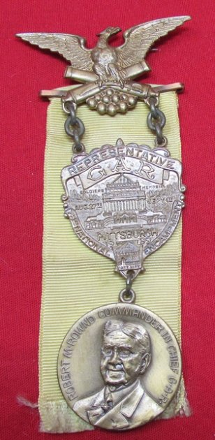  US Post Civil War, GAR 73rd National Encampment Representative Badge, Pittsburgh 1939 — image 2