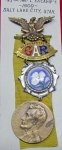  US Post Civil War, GAR 43rd National Encampment Representative Badge, Salt Lake City 1909