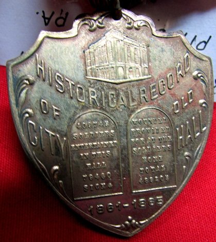  US Post Civil War, GAR National Encampment Badge, Pittsburgh 1894, Made From Cannon — image 5