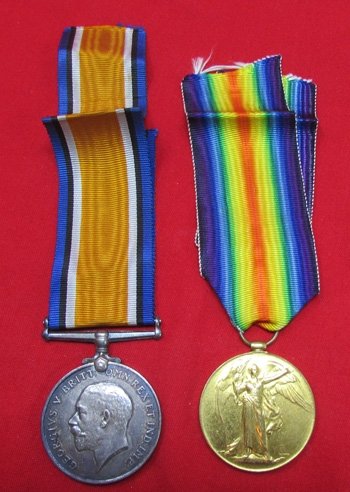  British WWI War Medal and Victory Medal, SPR G. Pritchard RE — image 2