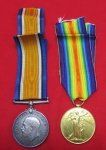 British WWI War Medal and Victory Medal, SPR G. Pritchard …