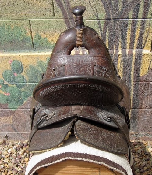  US Old West Cowboy Era, Visalia Style Stock Saddle, Wade Mfg. San Francisco 1887-1892 — image 4