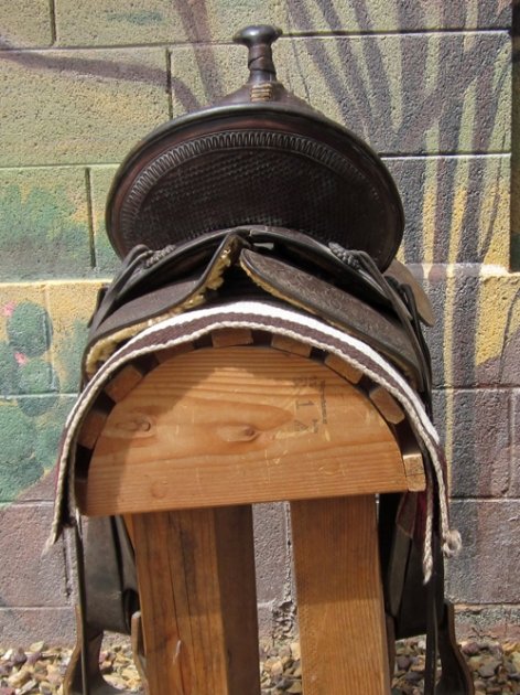  US Old West Cowboy Era, Visalia Style Stock Saddle, Wade Mfg. San Francisco 1887-1892 — image 5