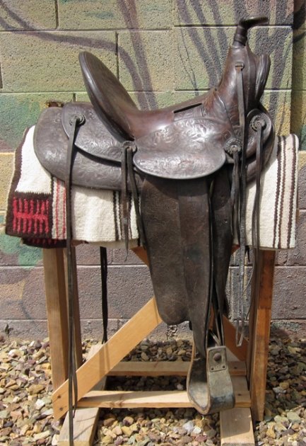  US Old West Cowboy Era, Visalia Style Stock Saddle, Wade Mfg. San Francisco 1887-1892 — image 6