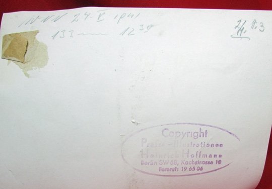  German WWII Press Release Photograph, Hoffmann Studios — image 3