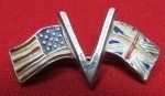 US-British, WWII Victory Flag Pin