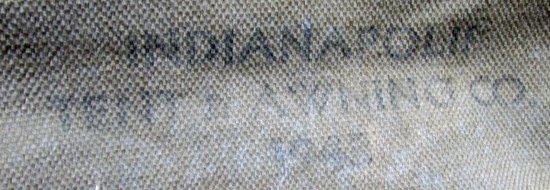  US WWII Bazooka Round Transport Bag, Indiana Tent and Awning 43 — image 4