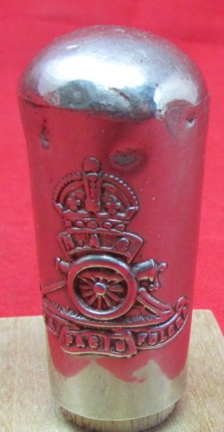  British WWI-WWII, Walking Stick Top, Royal Artillery — image 2